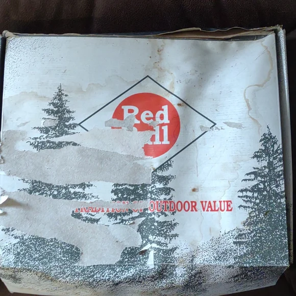 Red Ball vintage camo steel shank boots duckbill 14 insulated hunting trail y2k - Picture 12 of 15